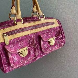 Vintage Pink Denim Louis Vuitton